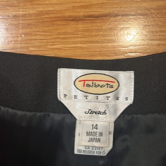 TALBOTS women’s stretch wool dress pants size 14 petite. - Picture 2 of 9
